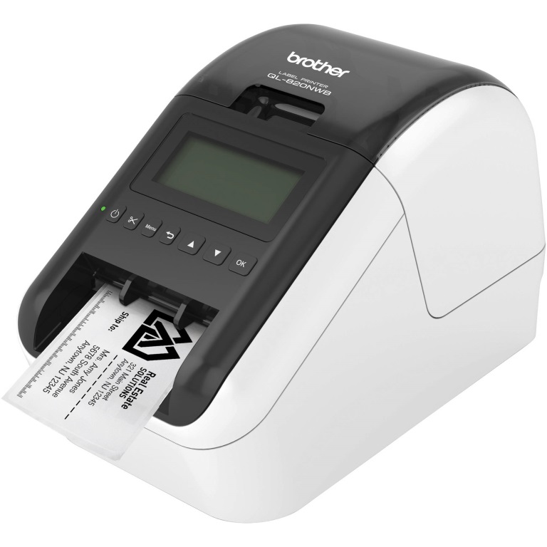 BROTHER QL-820NWB LABEL PRINTER | FAST, WIRELESS, RED/BLACK