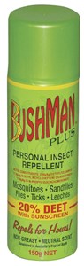 BUSHMAN PLUS INSECT REPELLENT WITH SUNSCREEN - 150G