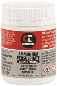 UNSPECIFIED MANUFACTURER AMMONIUM PERSULPHATE 250G - OXIDISING AGENT