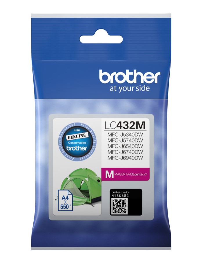 BROTHER LC432M CYAN INK CARTRIDGE FOR RELIABLE PRINTING