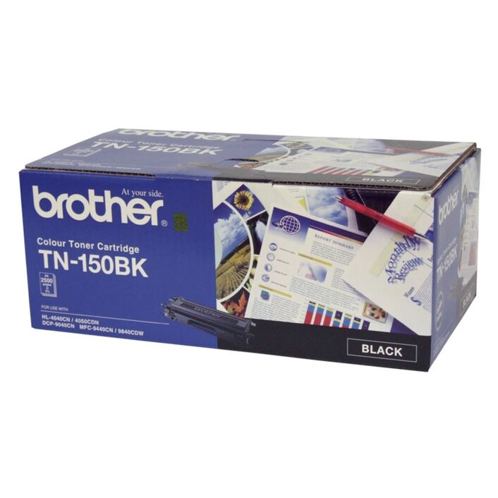 BROTHER TN-150BK BLACK TONER CARTRIDGE FOR RELIABLE PRINTING