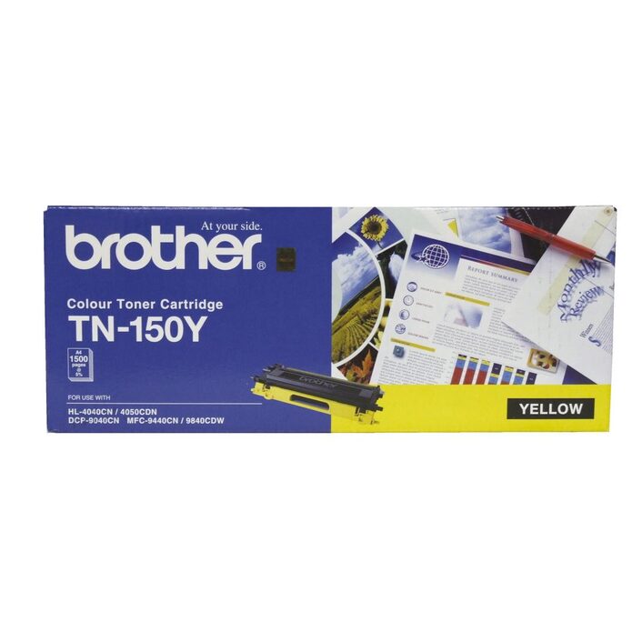 BROTHER TN-150Y YELLOW TONER CARTRIDGE FOR RELIABLE PRINTING
