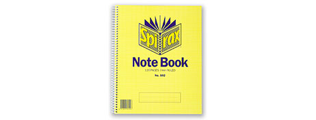 SPIRAX 120 PAGE SIDE BOUND NOTEBOOK | 8MM RULED