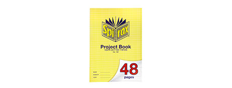 SPIRAX A4 48 PAGE PROJECT BOOK - 18MM DOTTED THIRDS