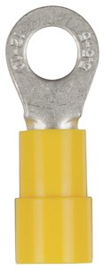 UNSPECIFIED MANUFACTURER YELLOW EYE TERMINALS (PACK OF 8) FOR RELIABLE ELECTRICAL CONNECTIONS