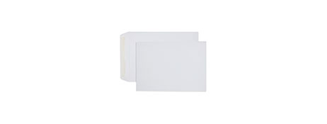 UNSPECIFIED MANUFACTURER WHITE C4 POCKET ENVELOPES WITH STRIP SEAL - SHORT SIDE OPENING