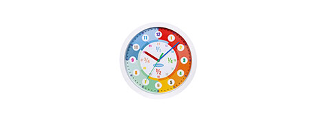 CARVEN LEARNING CLOCK FOR KIDS - EASY TIME TEACHING AID