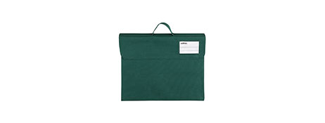 CELCO DURABLE LIBRARY BAG - DARK GREEN FOR SCHOOL BOOKS