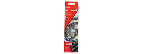 UNSPECIFIED MANUFACTURER COMPACT CHARCOAL PENCIL SET WITH SHARPENER FOR ARTISTS