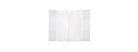 BOOK BRAND (PLACEHOLDER) CLEAR PVC BOOK SLEEVES 9X7 (PACK OF 5) - SCHOOL ESSENTIAL