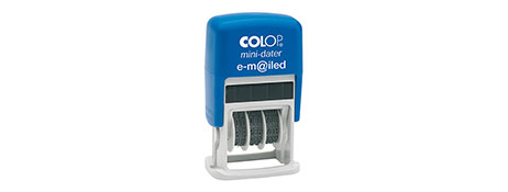 COLOP SELF-INKING DATE STAMP - CLEAR IMPRINTS FOR OFFICE