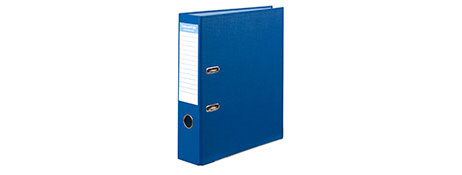 COLOURHIDE CLASSIC BLUE A4 LEVER ARCH FILE - DURABLE FILING