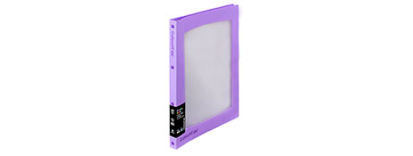 COLOURHIDE A4 PURPLE 20 PAGE DISPLAY BOOK FOR EASY FILING