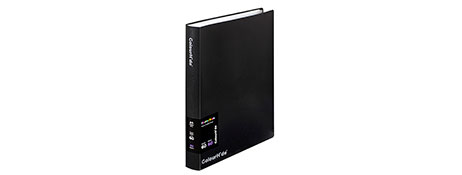 COLOURHIDE BLACK DISPLAY BOOK - PREMIUM 60 MICRON POCKETS
