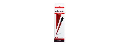 COLUMBIA COPPERPLATE 6H PENCIL - PREMIUM HEXAGONAL GRAPHITE