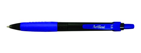 ARTLINE IKONIC BLUE BALLPOINT PEN WITH RUBBER GRIP