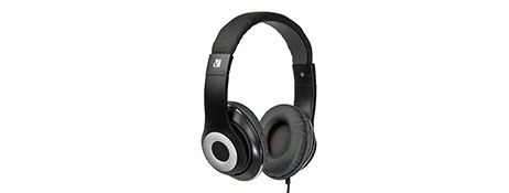 VERBATIM COMFORTABLE OVER-EAR STEREO HEADPHONES WITH MIC