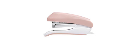 REXEL COMPACT BLUSH MINI STAPLER WITH REMOVER - PERFECT PORTABILITY