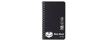 GENERIC/UNSPECIFIED MANUFACTURER POCKET NOTEBOOK 96 PAGE TWIN WIRE BOUND FOR ON-THE-GO NOTES