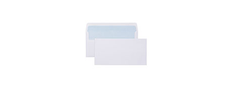 UNSPECIFIED MANUFACTURER DLX WHITE SELF SEAL CONFIDENTIAL ENVELOPES (120X235MM)