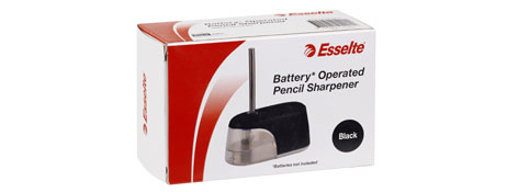 UNSPECIFIED MANUFACTURER CORDLESS BATTERY PENCIL SHARPENER WITH AUTO-STOP SAFETY