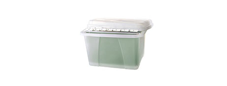 CRYSTALFILE PORTABLE FILE BOX WITH SUSPENSION FILES