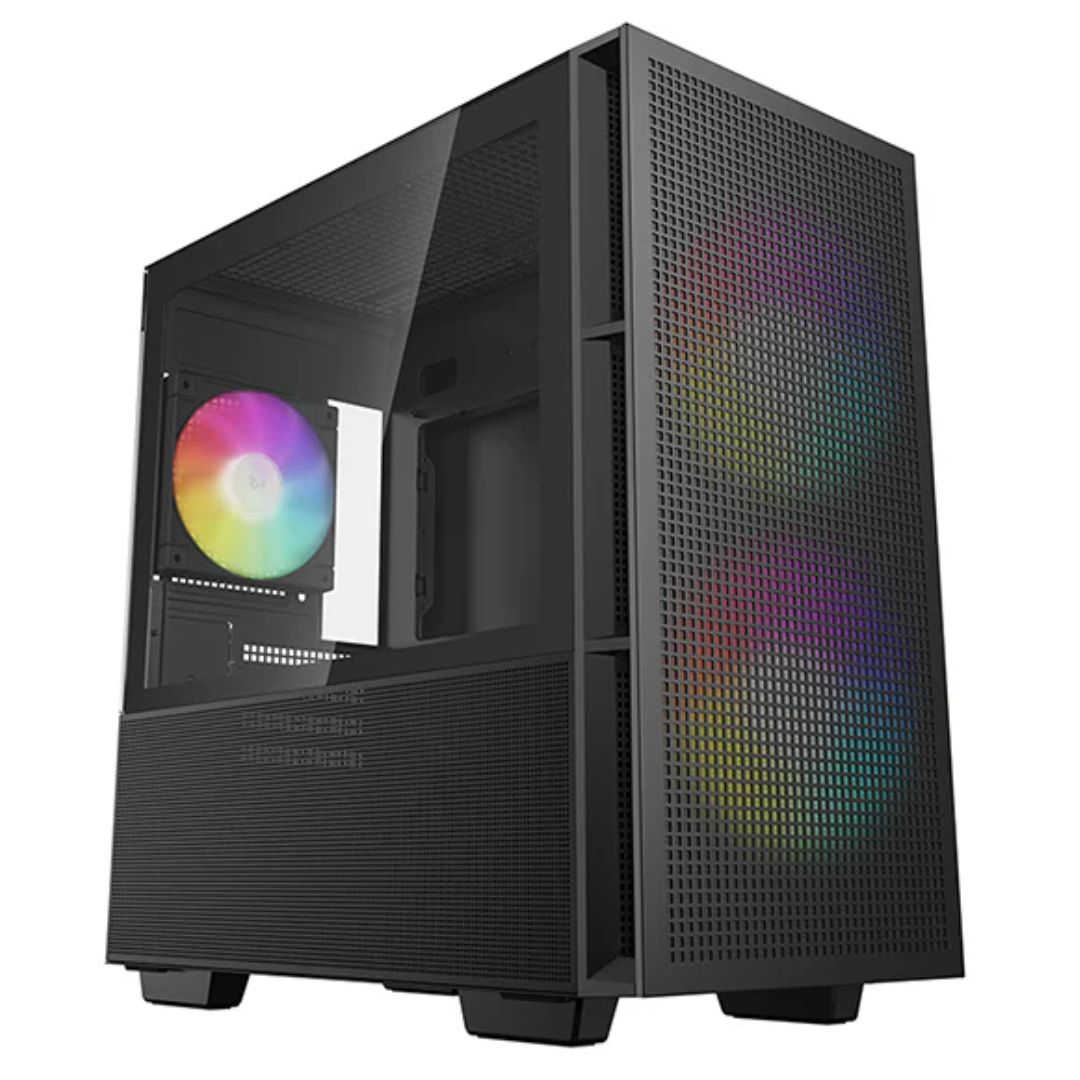 DEEPCOOL CH370 MICRO-ATX CASE - BLACK