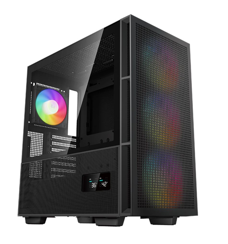DEEPCOOL CH560 MID-TOWER ATX CASE - BLACK