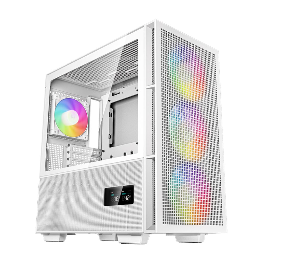 DEEPCOOL CH560 WH ATX MID TOWER CASE - EXCELLENT AIRFLOW