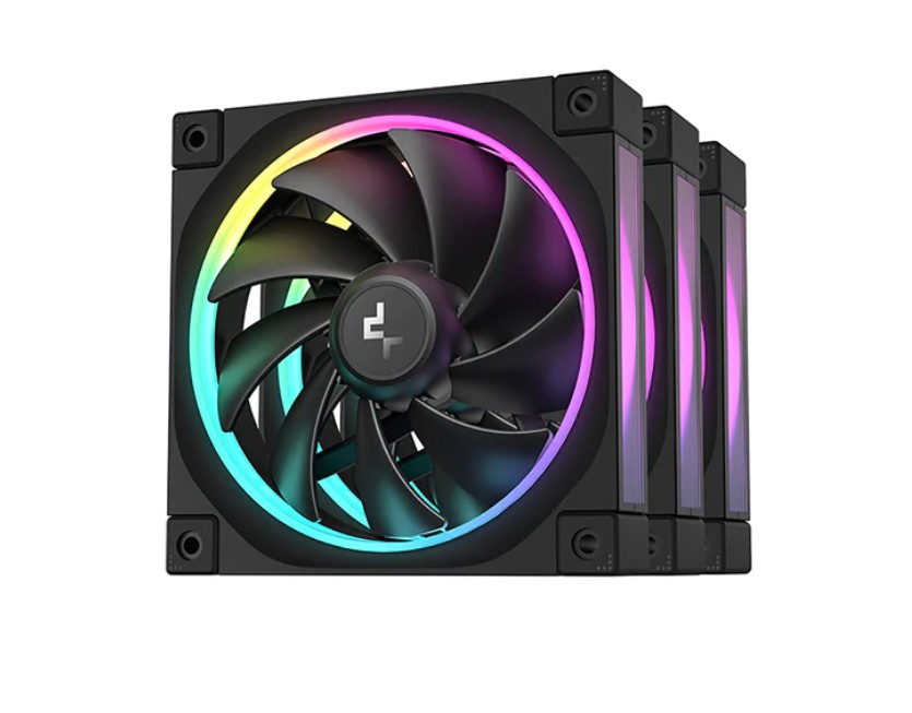 DEEPCOOL RF120F 120MM PWM FAN - BLACK