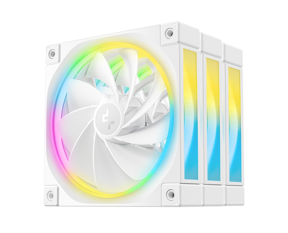 DEEPCOOL RF120F FAN WHITE - QUIET COOLING SOLUTION