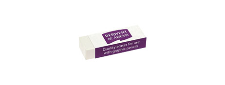 DERWENT PLASTIC ERASER FOR CLEAN GRAPHITE REMOVAL - LOCAL STOCK