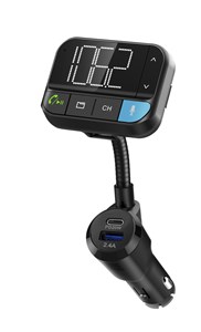 DIGITECH FM TRANSMITTER: BLUETOOTH, USB-C PD 20W & QC 3.0