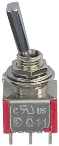 GENERIC/MANUFACTURER PLACEHOLDER DPDT FLATTENED ACTUATOR MINI TOGGLE SWITCH FOR PROJECTS