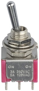 GENERIC/COMPONENT SUPPLIER DPDT MINIATURE TOGGLE SWITCH WITH SOLDER TAGS FOR PROJECTS