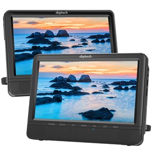 DUAL 10.1" PORTABLE DVD PLAYERS FOR CAR ROAD TRIPS
