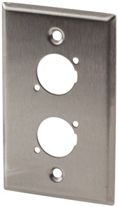 GENERIC/UNSPECIFIED MANUFACTURER DUAL XLR WALL PLATE OUTLET FOR PROFESSIONAL AUDIO SETUPS
