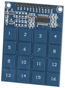 DUINOTECH 16 KEY TOUCHPAD MODULE FOR ARDUINO PROJECTS