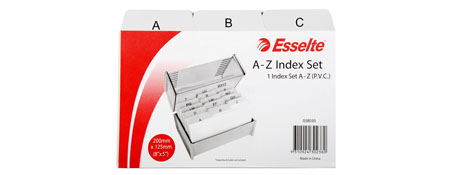 UNKNOWN MANUFACTURER DURABLE A-Z PVC INDEX DIVIDERS - ESSENTIAL FILING SOLUTION
