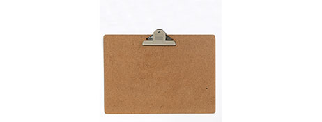 UNSPECIFIED MANUFACTURER DURABLE A3 MASONITE CLIPBOARD WITH PEN HOLDER & HOOK