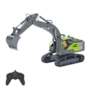 GENERIC RC BRAND (ASSUMING NO SPECIFIC MANUFACTURER PROVIDED) RESILIENT RC SPRAY EXCAVATOR FOR REALISTIC CONSTRUCTION PLAY