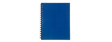 SPIRAX HARD COVER A5 NOTEBOOK - 200 PAGES, BLUE