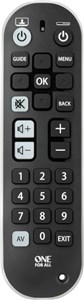 UNIVERSALTECH (EXAMPLE PLACEHOLDER BRAND) UNIVERSAL ERGONOMIC REMOTE CONTROL - EASY SETUP