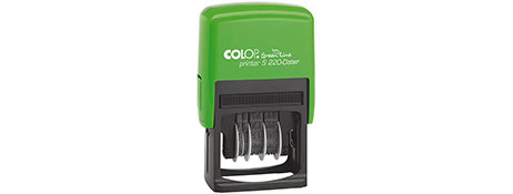 COLOP GREEN LINE ECO SELF-INKING STAMP - DATE BAND