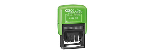 COLOP GREEN LINE ECO SELF-INKING STAMP WITH DATER