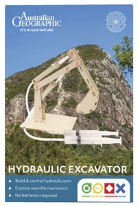 AUSTRALIAN GEOGRAPHIC ECO HYDRAULIC EXCAVATOR WORKSHOP KIT