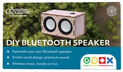 AUSTRALIAN GEOGRAPHIC ECO WORKSHOP BLUETOOTH SPEAKER