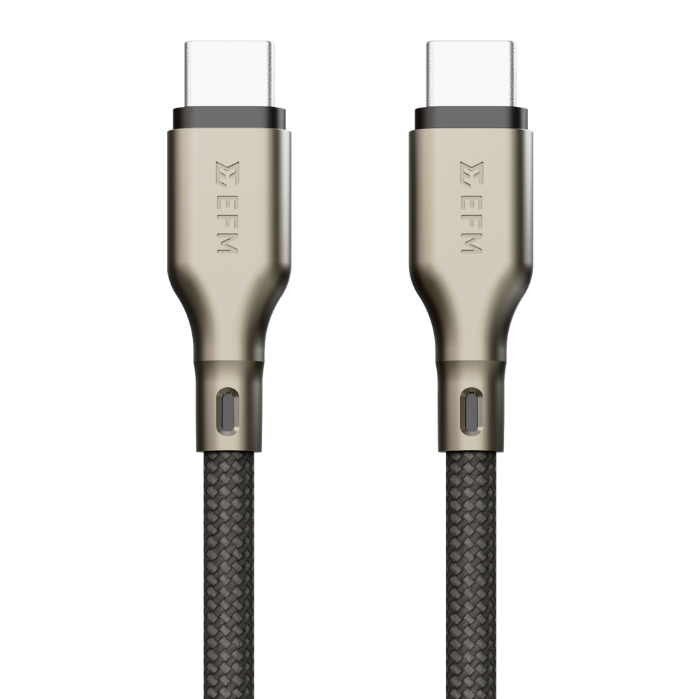 EFM USB-C TO USB-C PRO CABLE 1M WITH ARAMID FIBRE