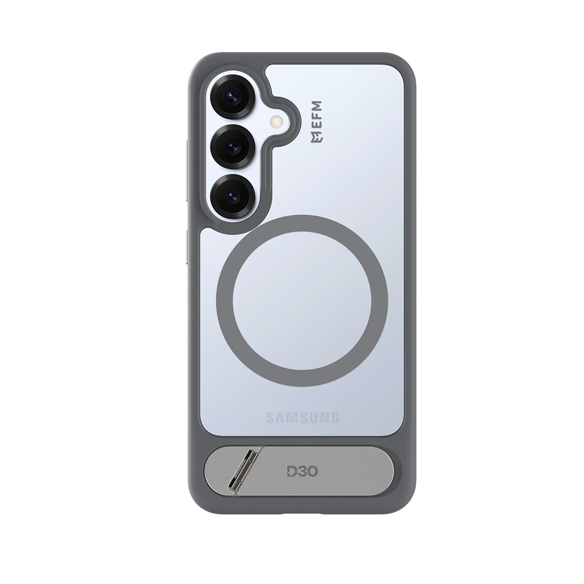 EFM ALTA D3O BIO CASE FOR SAMSUNG GALAXY S25 - GREY/CLEAR