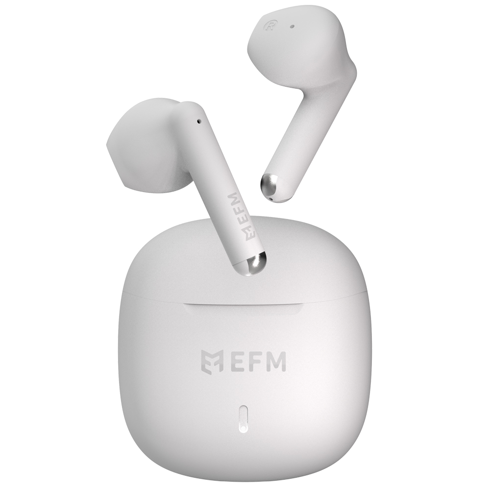 EFM KANSAS TWS EARBUDS WHITE WITH FAST CHARGE